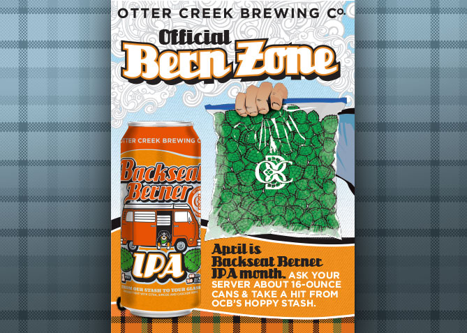 Point of Sale Poster for Otter Creek Brewing Co.
