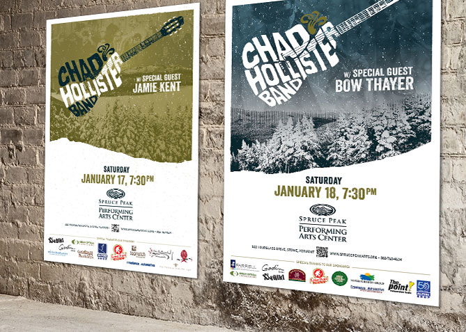 Print Advertising for Chad Hollister Band