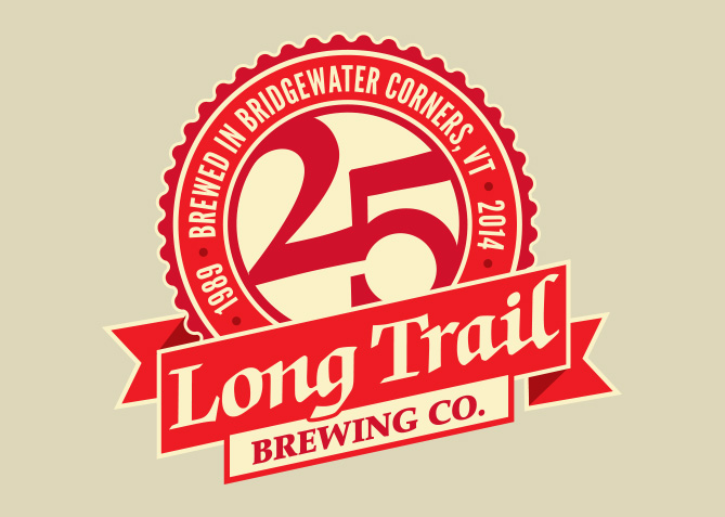 25th Anniversary Logo for Long Trail Brewing Co.