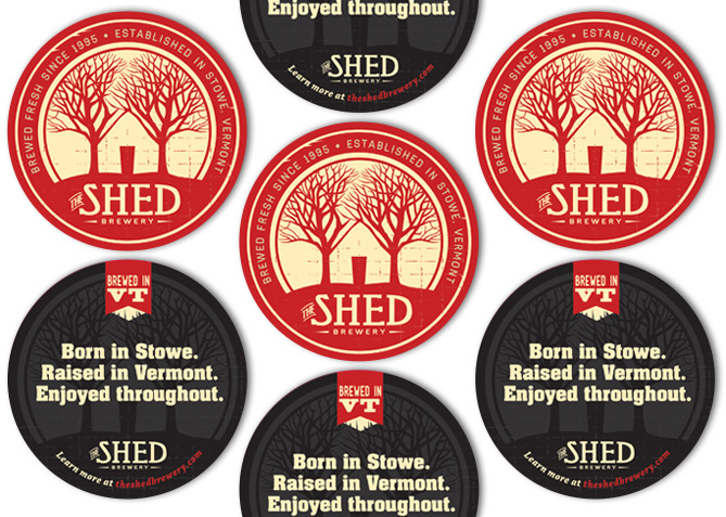Coaster Design for The Shed Brewery