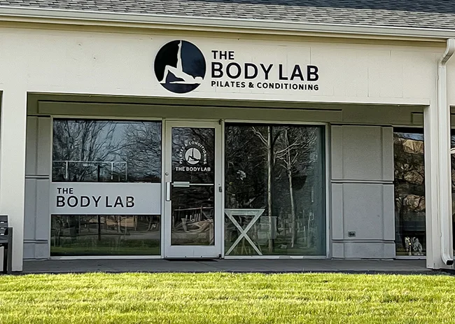 Signage for The Body Lab