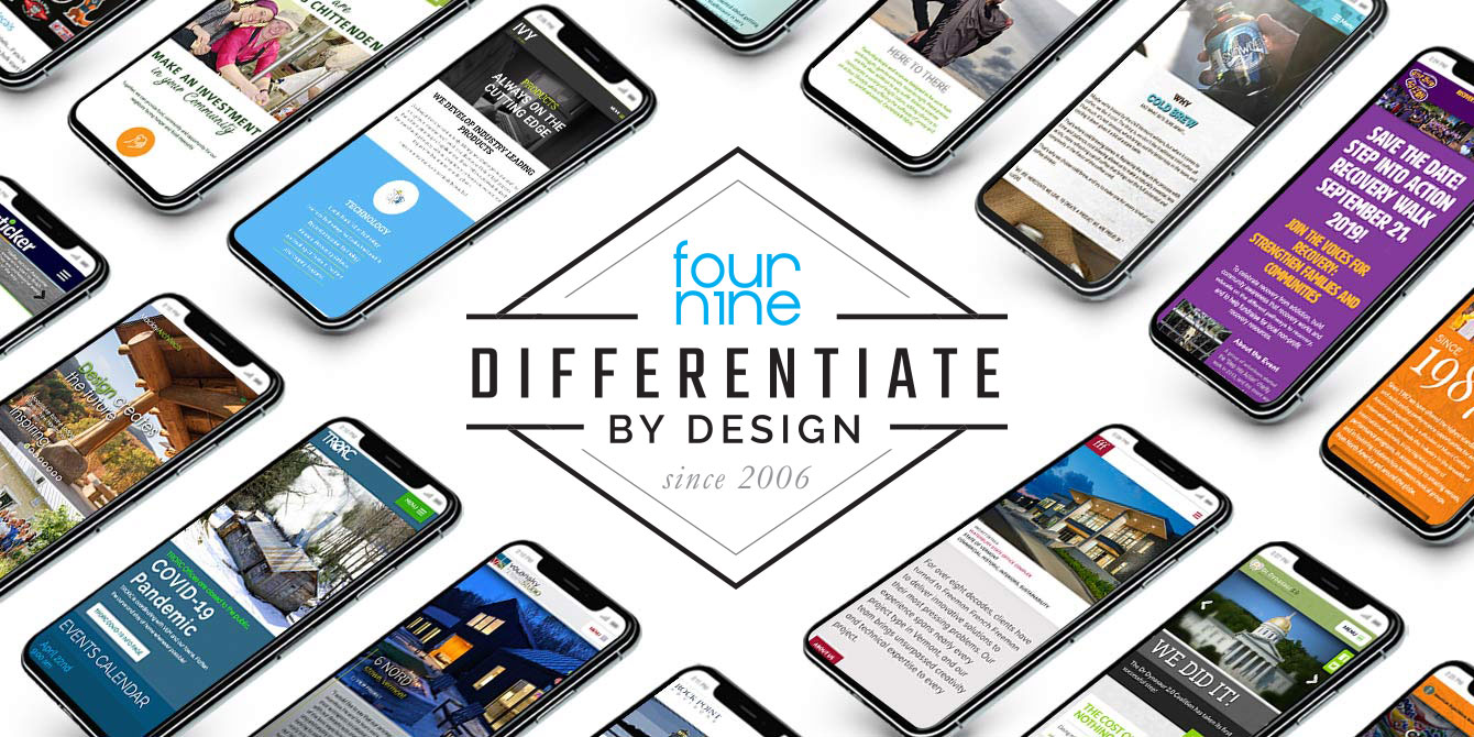 Four Nine Design - Vermont graphic design and website design