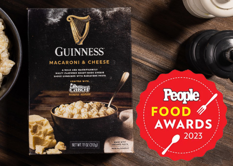 Guinness Mac and Cheese Wins 2023 People Magazine Food Award - Packaging Design