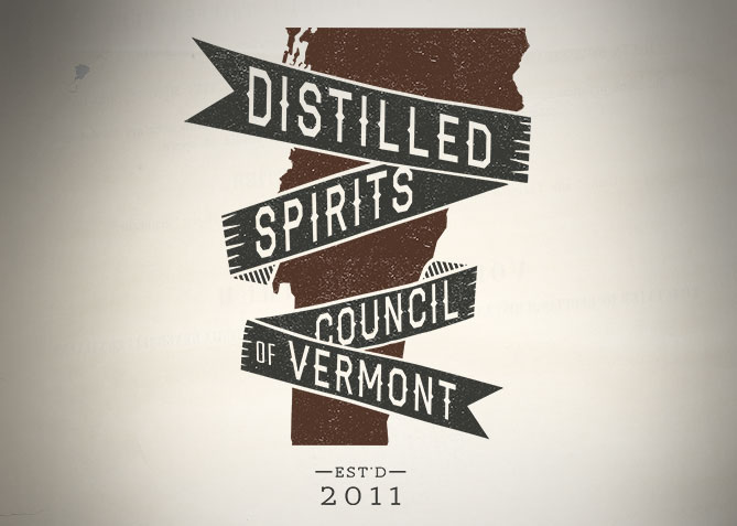 Logo Design, Branding for Distilled Spirits Council of VT
