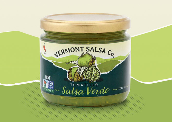 Label Design for VT Salsa Co.