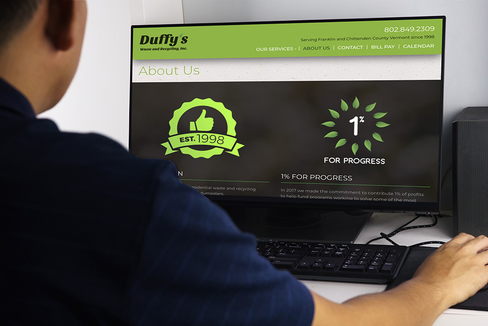 Website development for Duffy's - use case scenario.