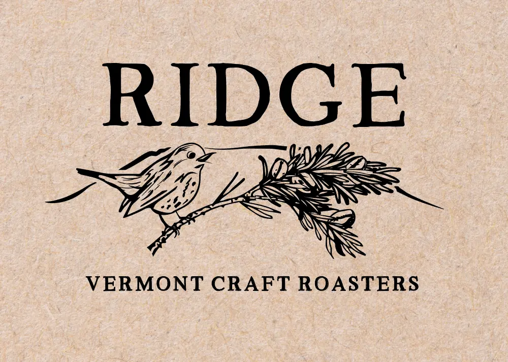 Logo Design, Branding for Ridge Coffee Roasters