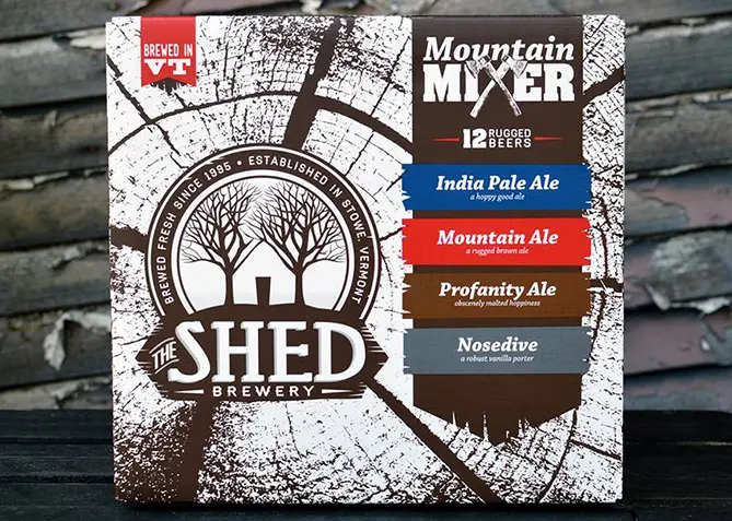 Packaging Design for The Shed Brewery