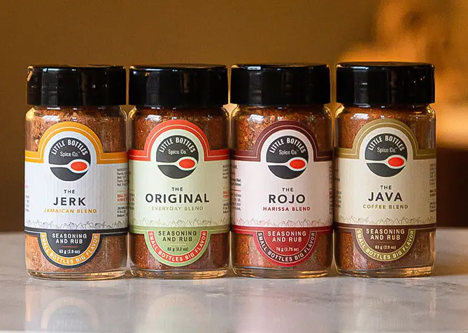 Label Design for Little Bottle Spice Co.