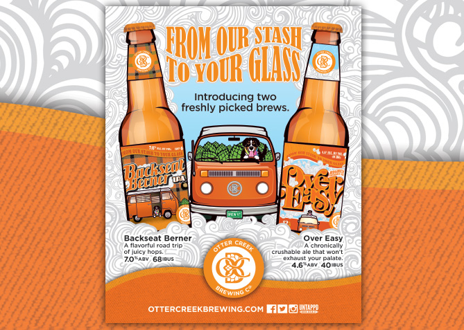 Print Advertising for Otter Creek Brewing Co.