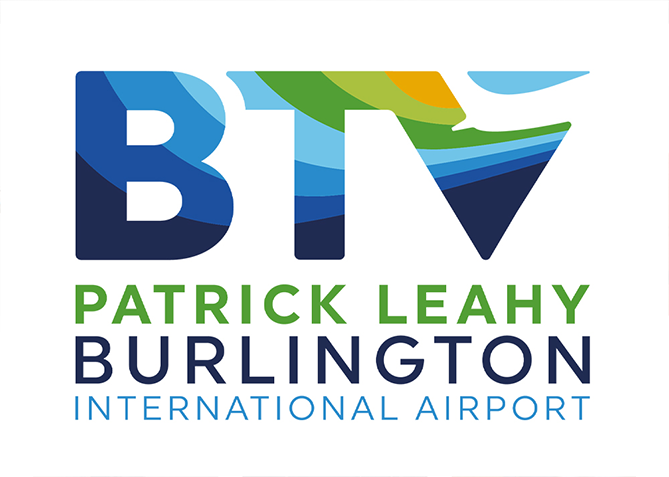 Logo Design for the Patrick Leahy Burlington International Airport