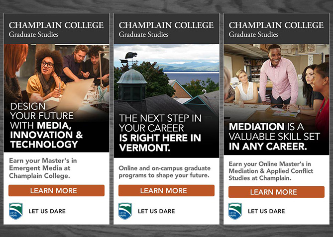 Banner Ads for Champlain College