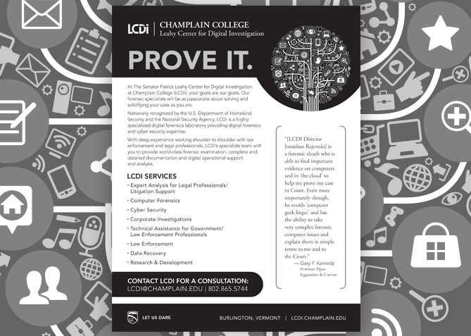 Print Advertising for Champlain College