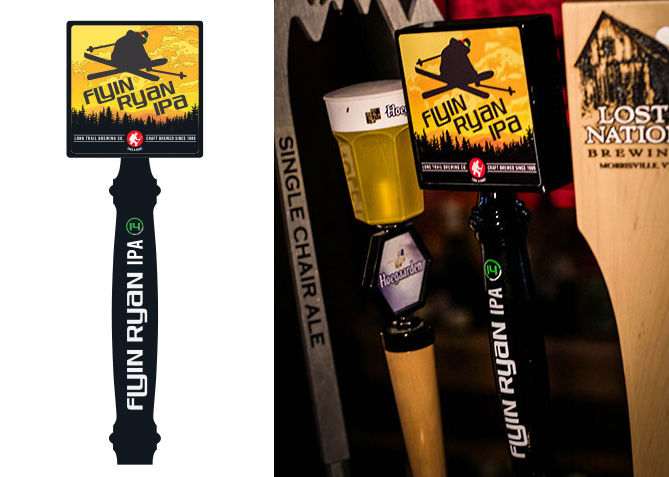 Tap Handle Design for Long Trail Brewing Co.