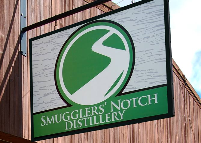 Environmental Branding for Smugglers' Notch Distillery
