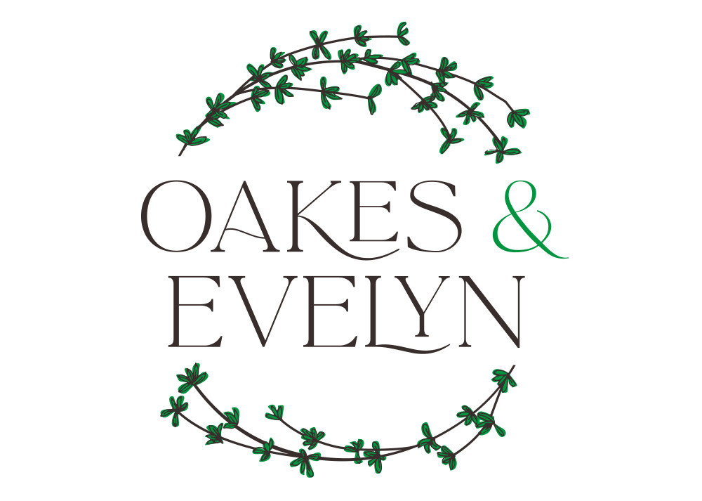 Logo Design, Branding for Oakes and Evelyn