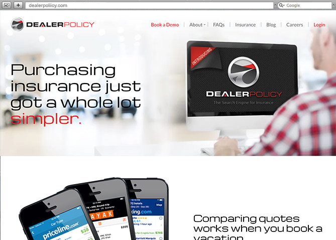 Responsive Website Design, Responsive Website Development, Online Store for Dealer Policy