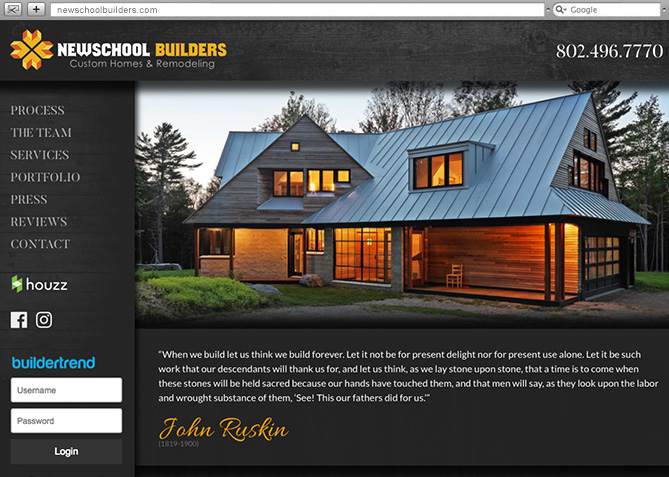 Responsive Website Design, Responsive Website Development, Online Store for New School Builders
